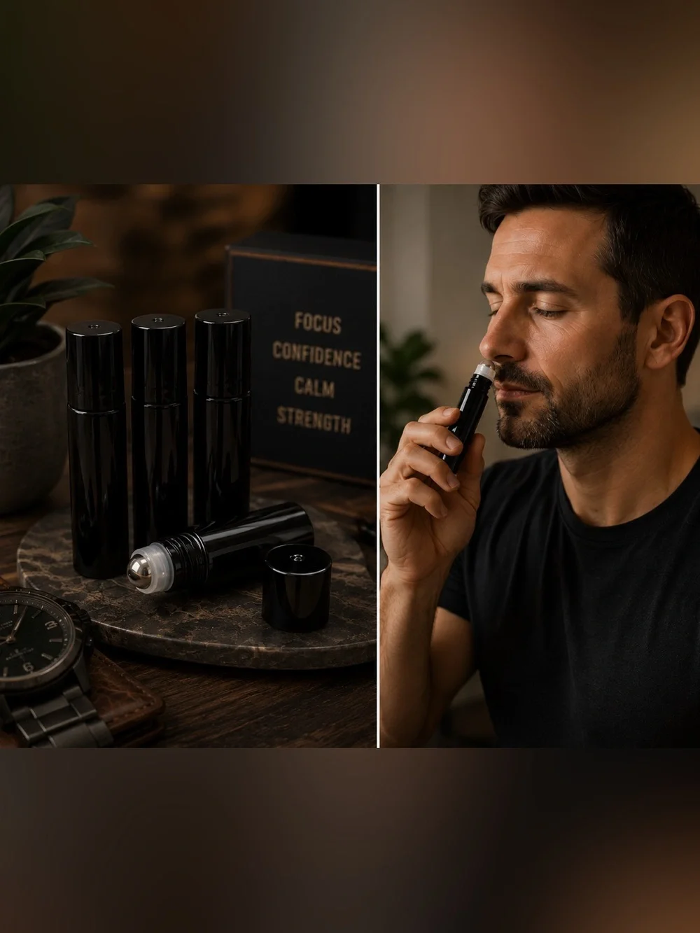 Choose 1 Custom Men’s Wellness Roller | Young Living Blend ⭐